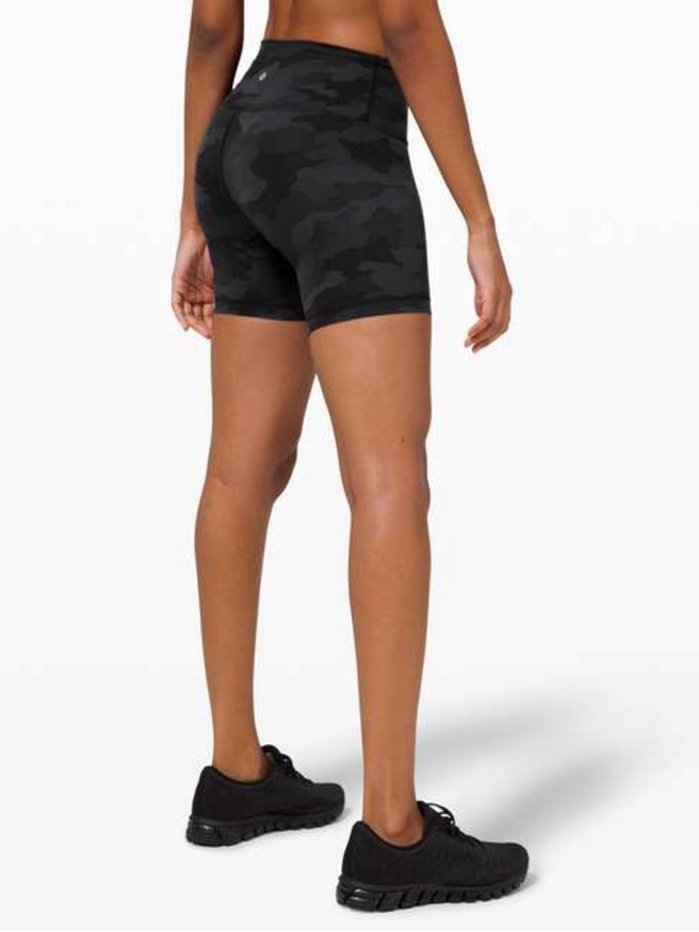 lululemon athletica Black Camo Bike Shorts